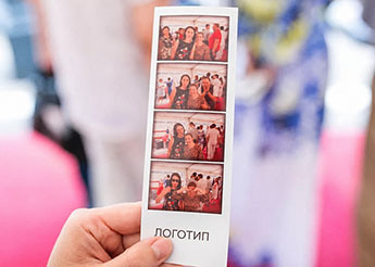 Брендированная фоторамка для Ретро фотобудки