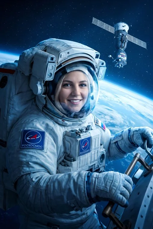 Нейростиль «Космонтавт» — пример обработки фотографии