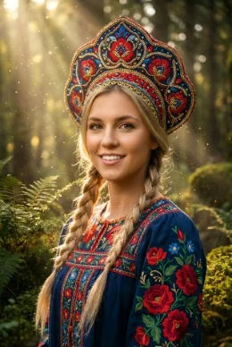 Стиль Русская красавица в фотобудке с ИИ Стиль Русская красавица в фотобудке с ИИ