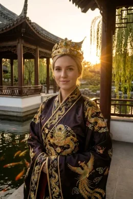 Стиль Китайский император в фотобудке с нейросетью Стиль Китайский император в фотобудке с нейросетью