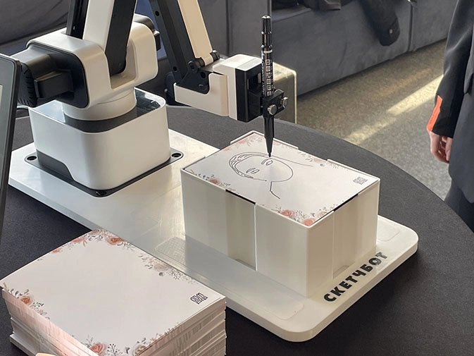 Скетчбот брендирование карточек