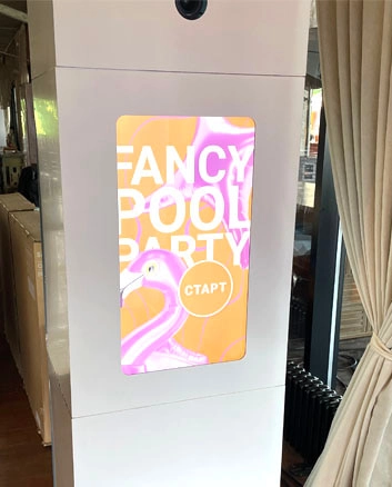 Фотобудка, экран в стиле Fancy Pool Party