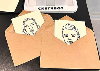 Конверты для скетчей — подарочная упаковка рисунков от Скетчбота
