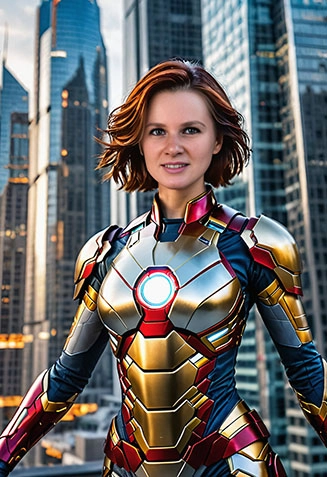 Нейрохудожник Железный человек