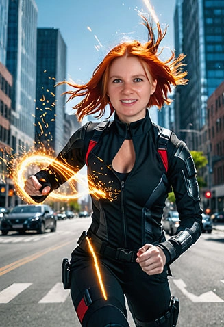 Фотобудка с нейросетью Наташа Романофф