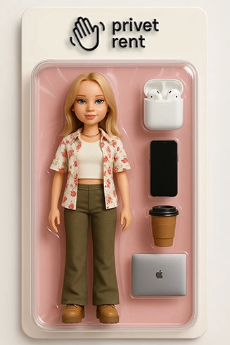 Фотобудка с ИИ в стиле кукол Bratz