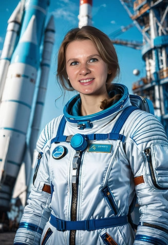 Фотобудка с ИИ Космонавт